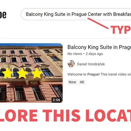 Balcony King 12 Min From Charles Bridge Appartamento